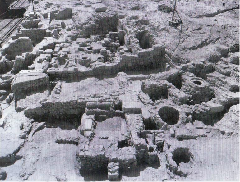 Βυζαντινές ανασκαφές αρχαίας αγοράς (φωτ. ASCSA)