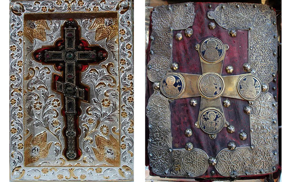 Ο σταυρός του Εμμανουήλ Κομνηνού και το χειρόγραφο Ευαγγέλιο του οσίου Χριστοφόρου 